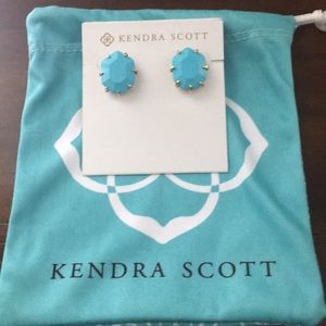 Kendra Scott turquoise Morgan stud earrings